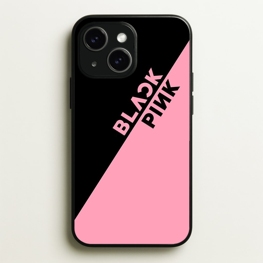 Diagonal Girl K-Pop Band Logo Phone Case - iPhone 15 / Standard