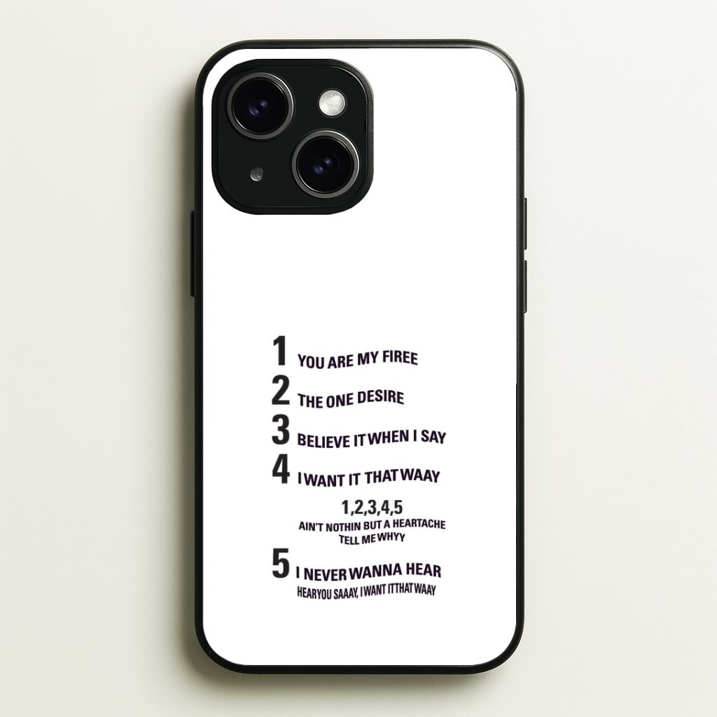 I Want It That Way - Brooklyn Nine-Nine Phone Case - iPhone 15 / Standard