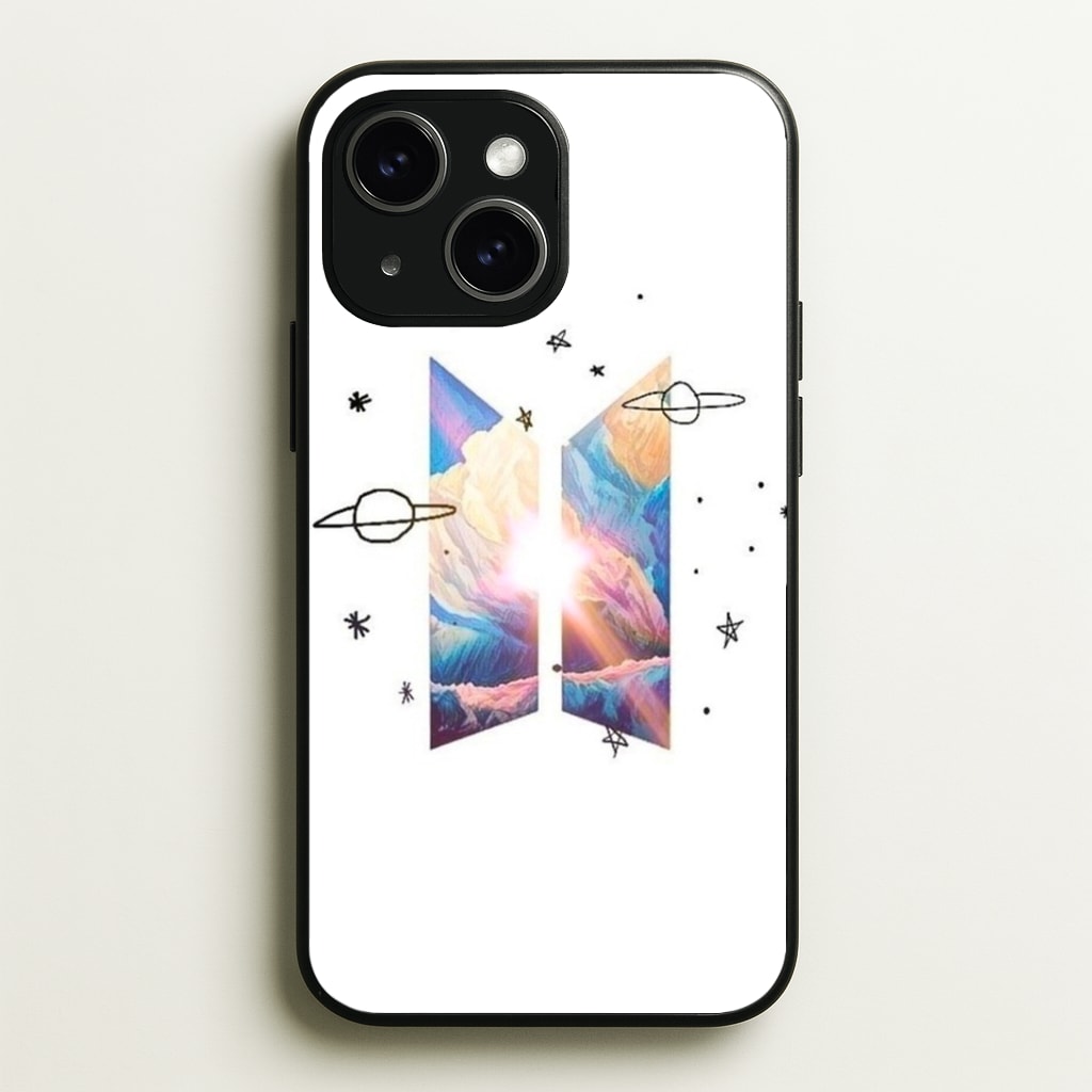 Space K-Pop Band Logo Phone Case - iPhone 15 / Standard