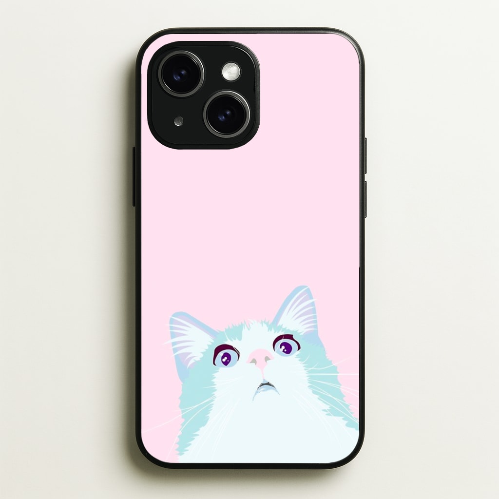 Curious Cat Phone Case - iPhone 15 / Standard