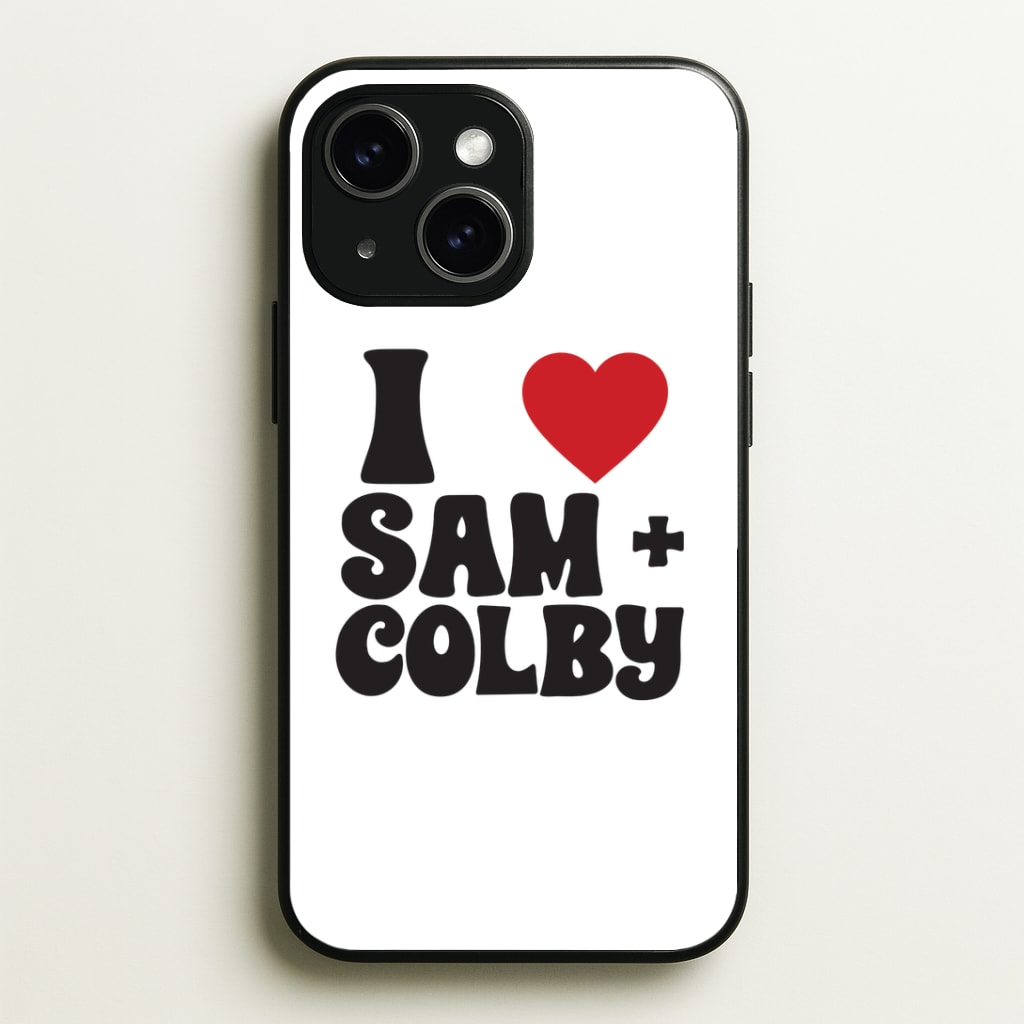 I Love S & C Phone Case - iPhone 15 / Standard