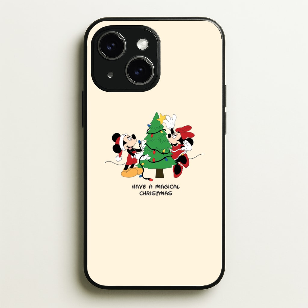 Festive Fairytale Mice - Christmas Phone Case - iPhone 15 / Standard