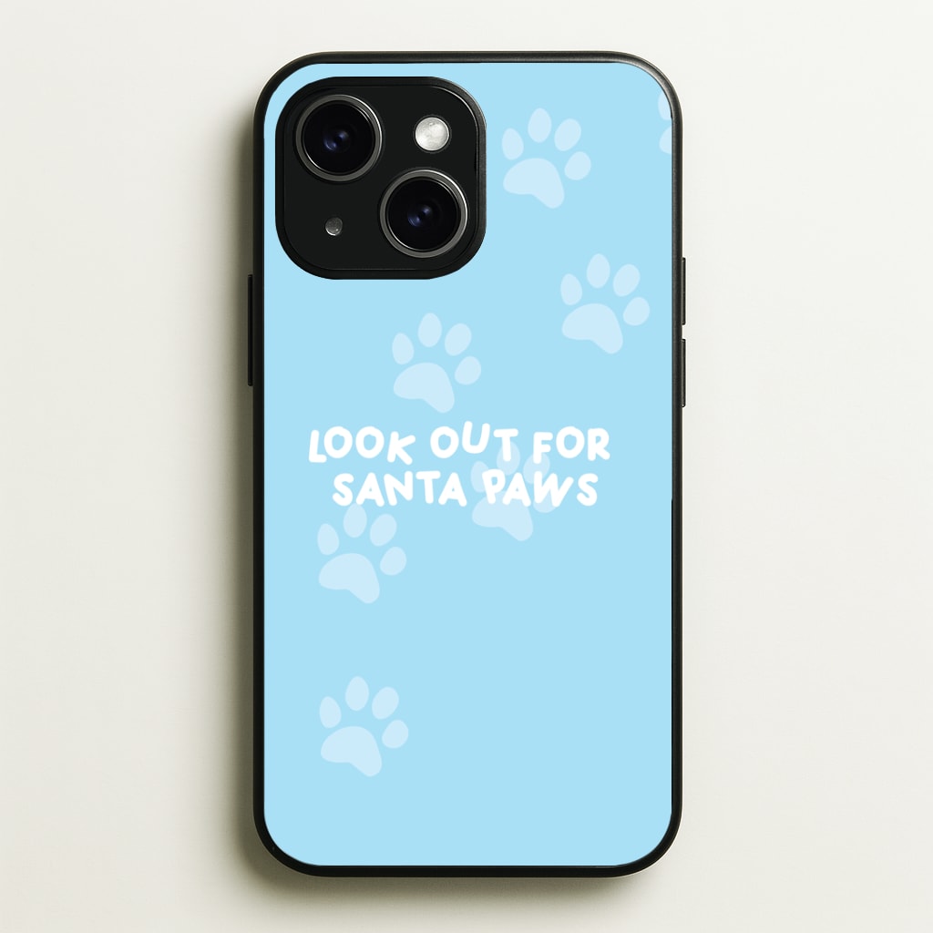 Santa Paws - Christmas Phone Case - iPhone 15 / Standard