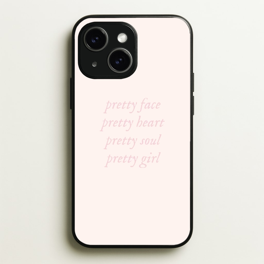 Pretty Girl - Clean Girl Aesthetic Phone Case - iPhone 15 / Standard