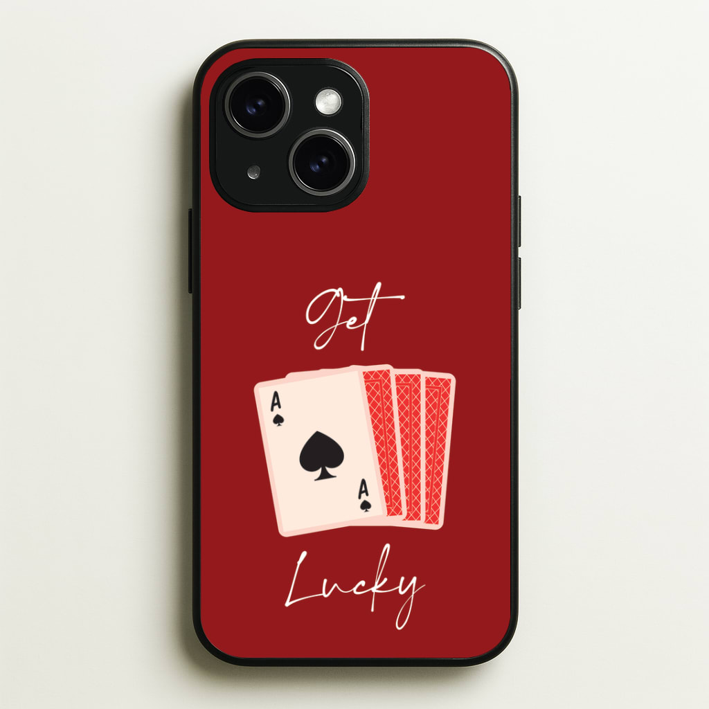Get Lucky Set Of Cards Phone Case - iPhone 15 / Standard
