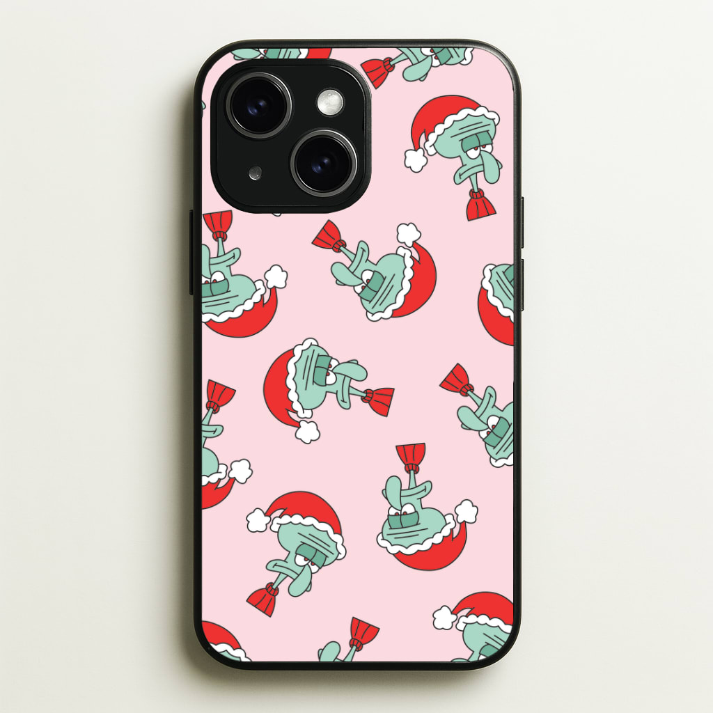 Oh Joy Cartoon Squid Pattern Phone Case - iPhone 15 / Standard