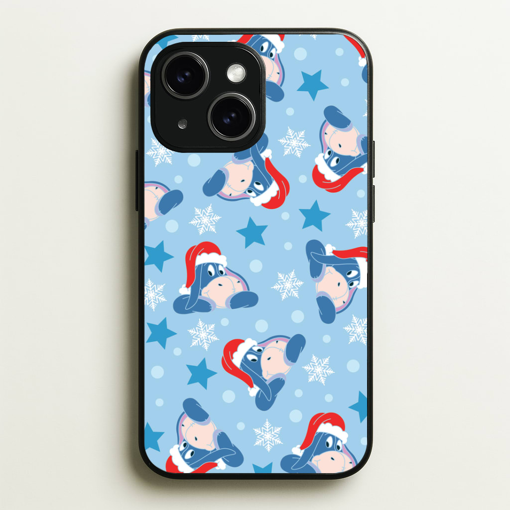 Cartoon Donkey Stars Pattern Phone Case - iPhone 15 / Standard