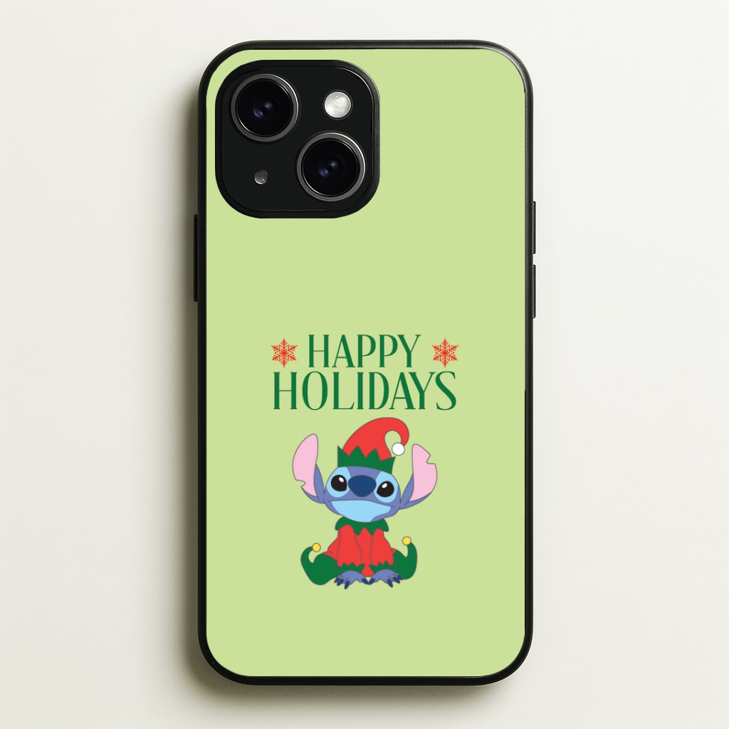 Cute Blue Alien Elf Phone Case - iPhone 15 / Standard