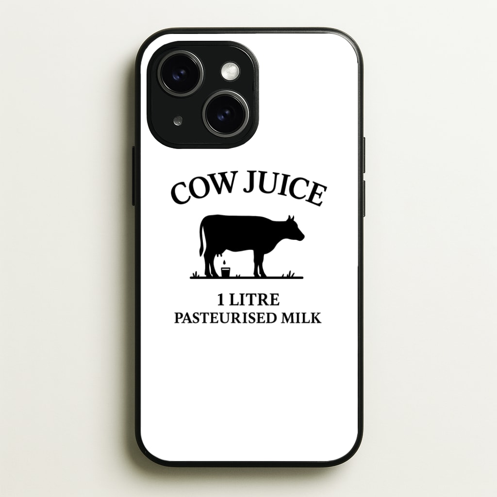 Cow Juice Phone Case - iPhone 15 / Standard