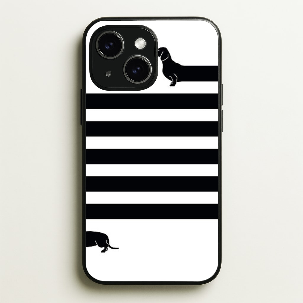 Dachshund Wrapped Phone Case - iPhone 15 / Standard