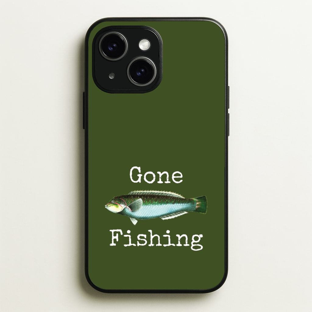 Gone Fishing Phone Case - iPhone 15 / Standard