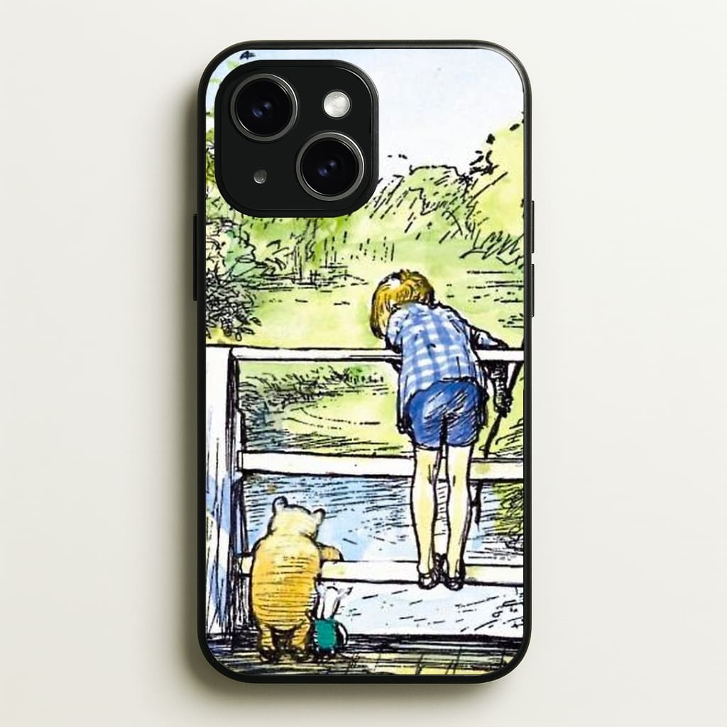 Winnie & Christopher Robin Phone Case - iPhone 15 / Standard