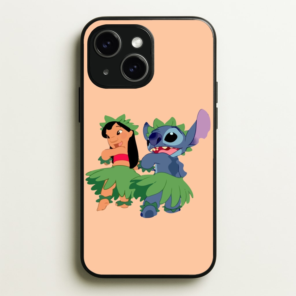 Lilo And Alien Blue Hoola Phone Case - iPhone 15 / Standard