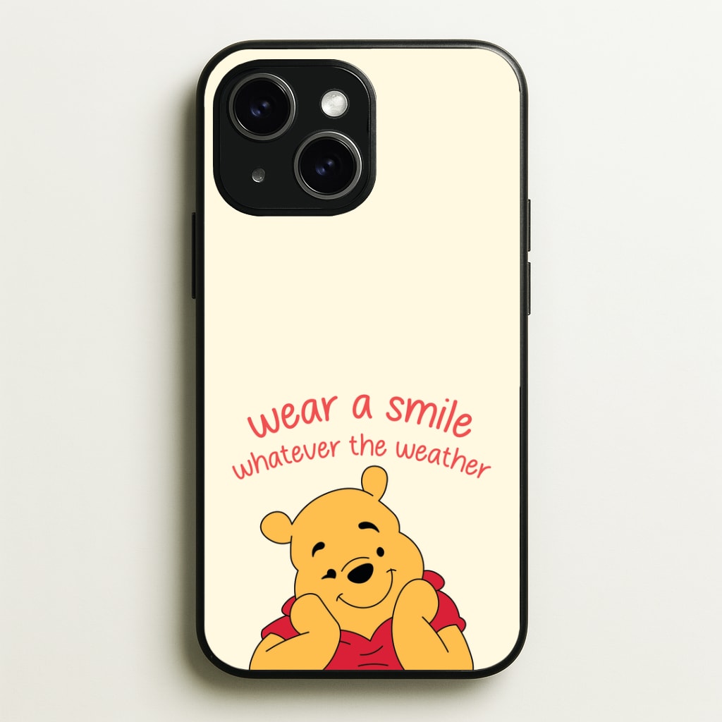 Wear A Smile Whatever The Weather Phone Case - iPhone 15 / Standard