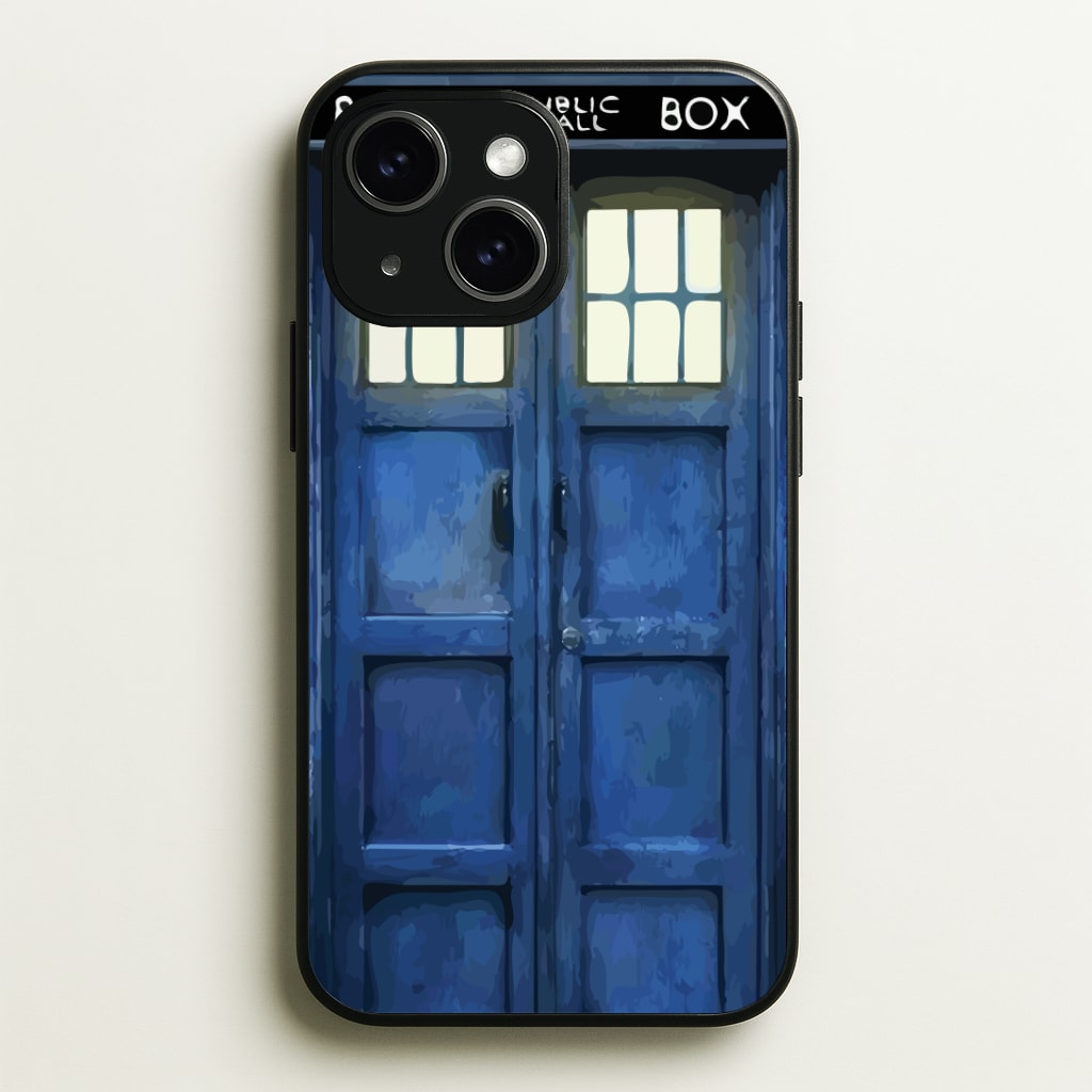 Police Box Phone Case - iPhone 15 / Standard