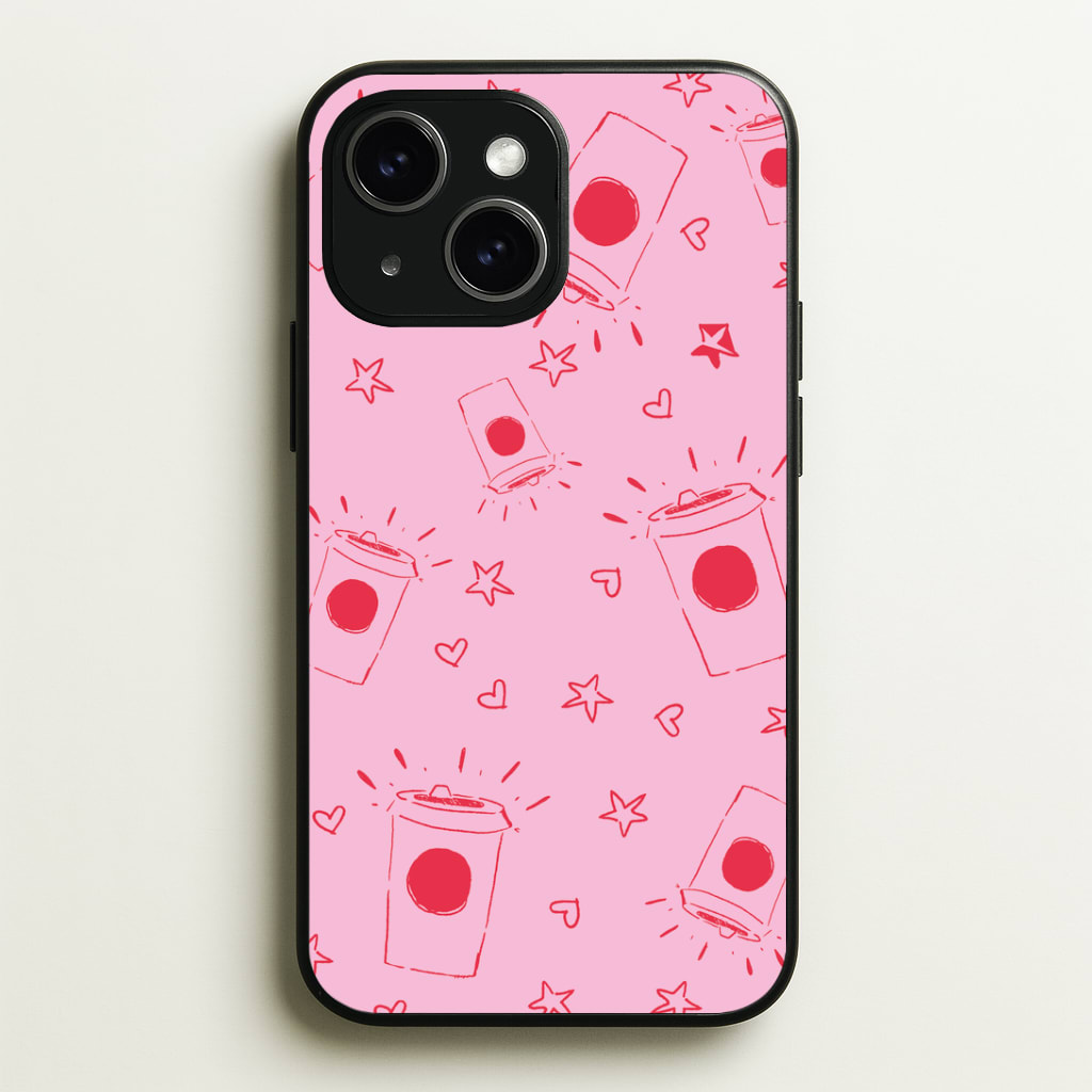 Coffee Pattern - Chamberlain Phone Case - iPhone 15 / Standard