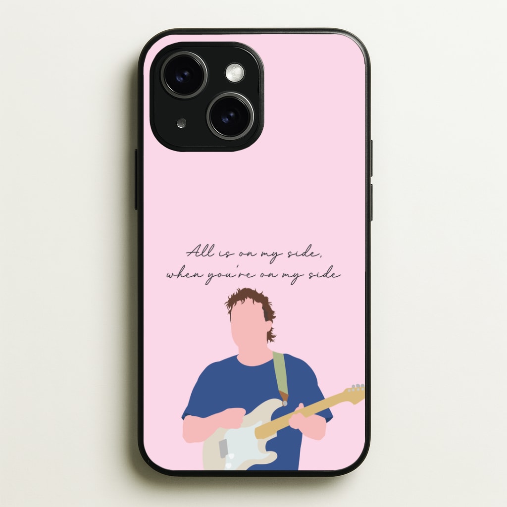 All Is On My Side Pink Phone Case - iPhone 15 / Standard