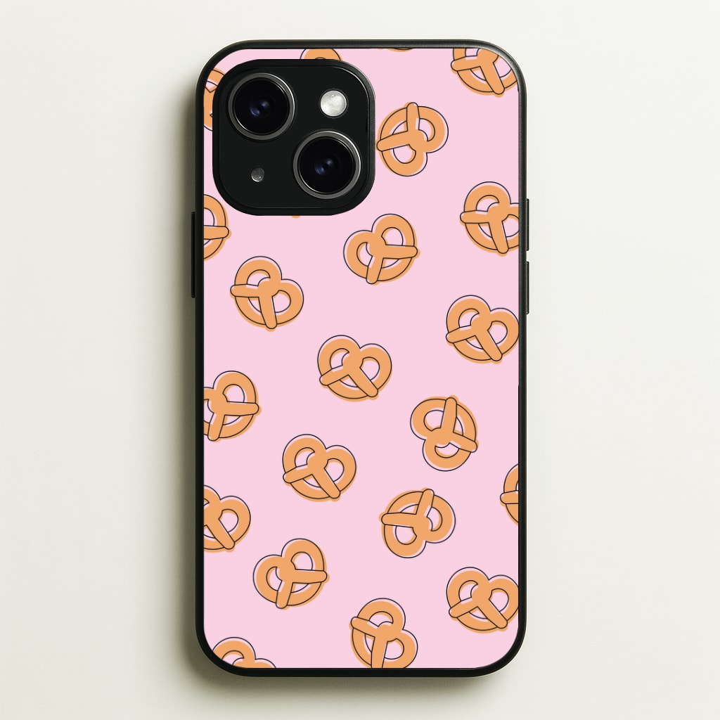 Pretzels - Fast Food Patterns Phone Case - iPhone 15 / Standard