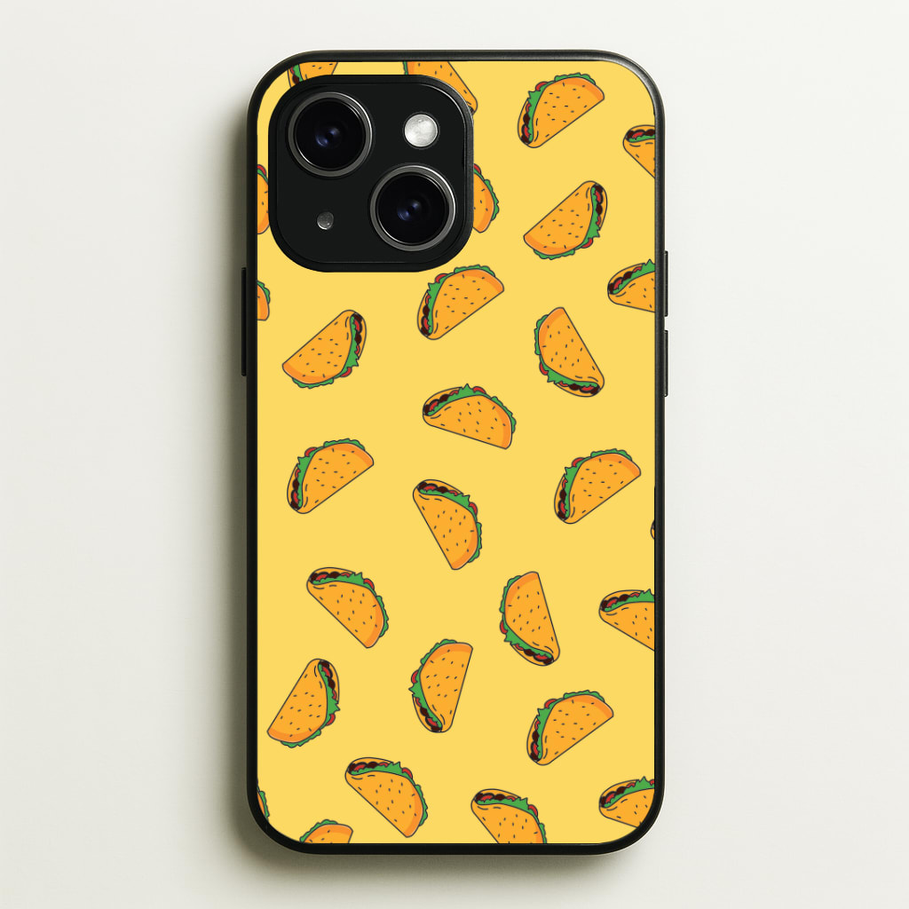 Tacos - Fast Food Patterns Phone Case - iPhone 15 / Standard