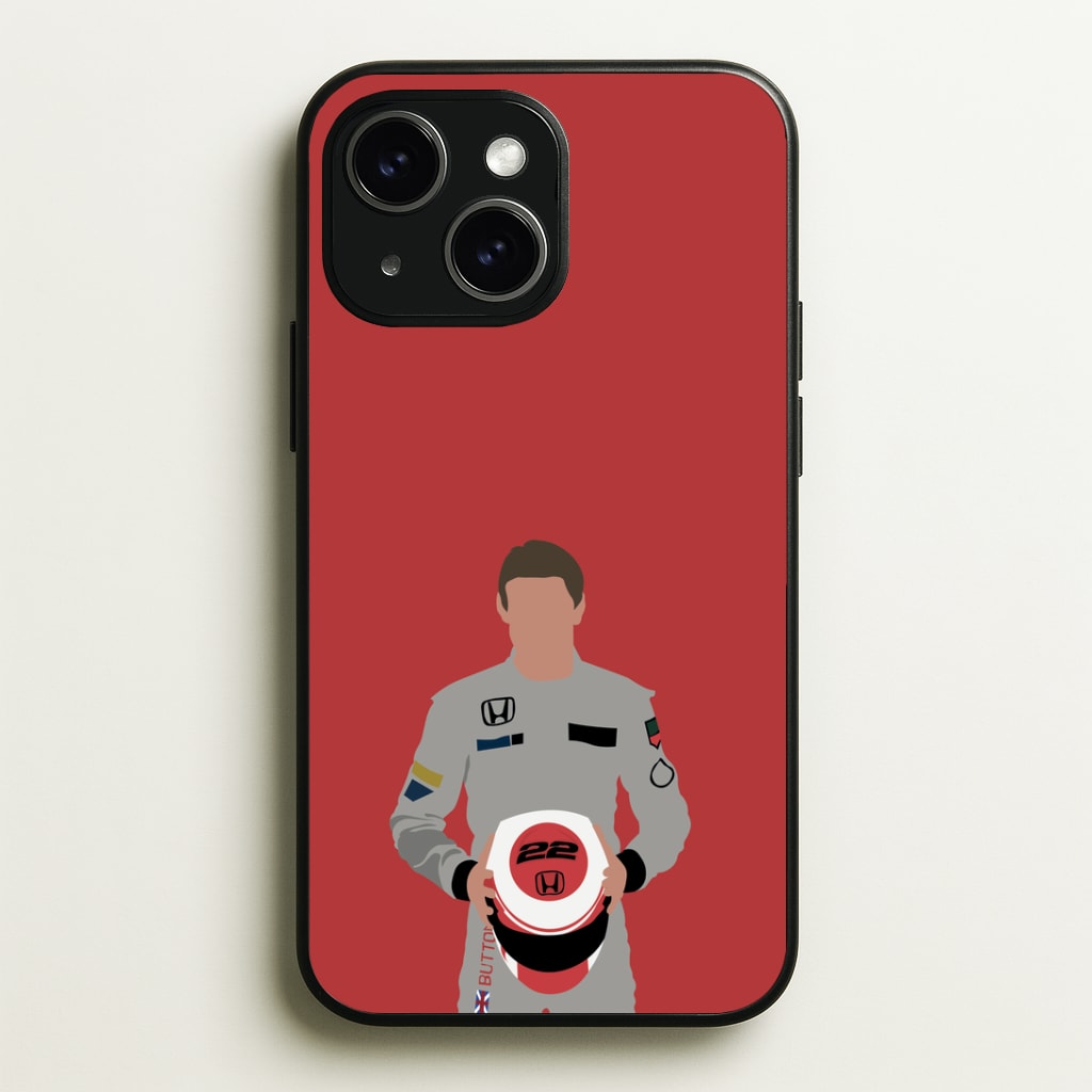 Button - F1 Phone Case - iPhone 15 / Standard