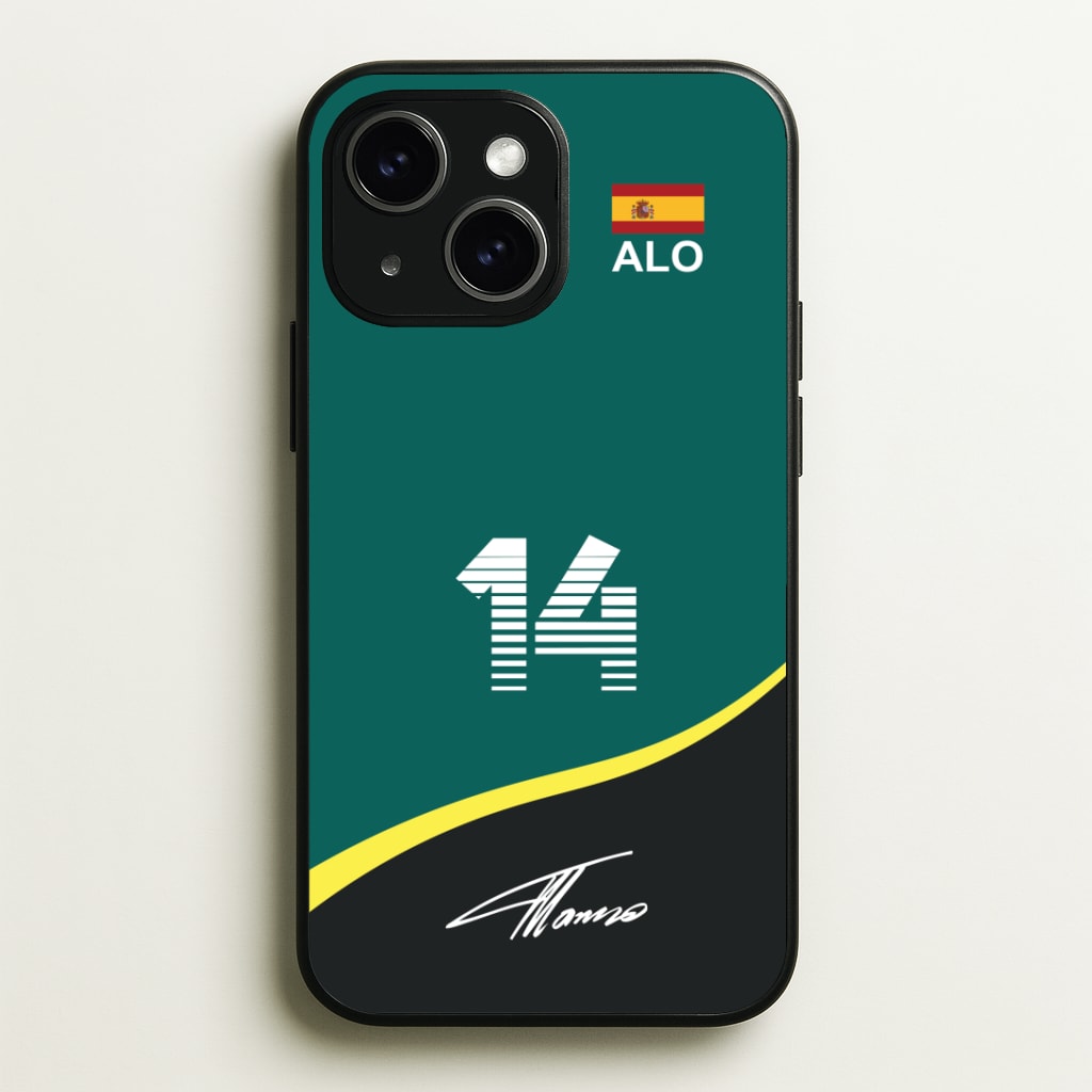 Alonso - F1 Phone Case - iPhone 15 / Standard