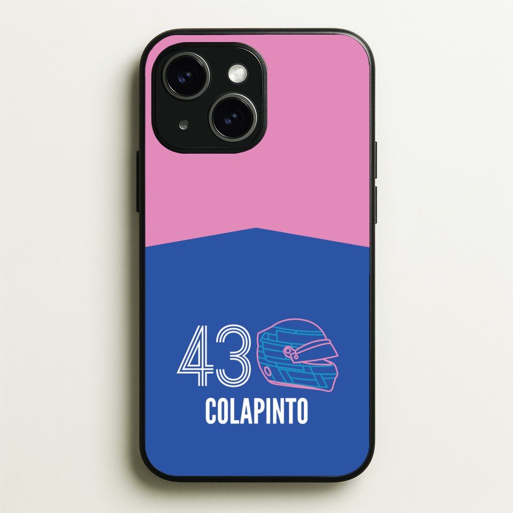 Colapinto Helmet 2026 Phone Case - iPhone 15 / Standard