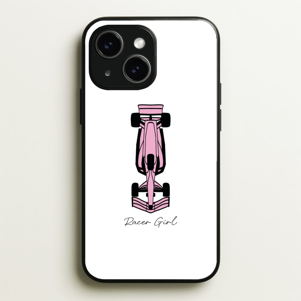 Racer Girl Phone Case - iPhone 15 / Standard