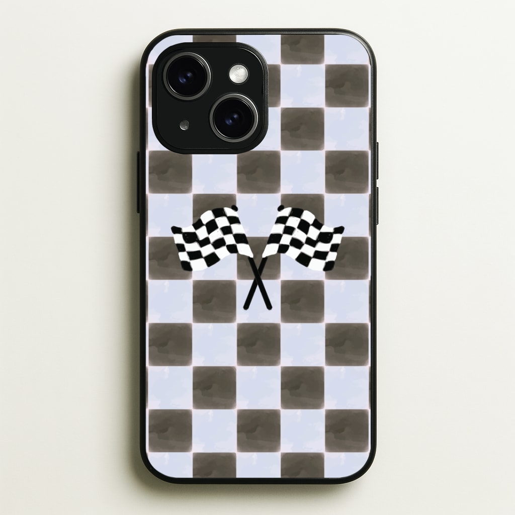 Blueberry Final Flag Phone Case - iPhone 15 / Standard