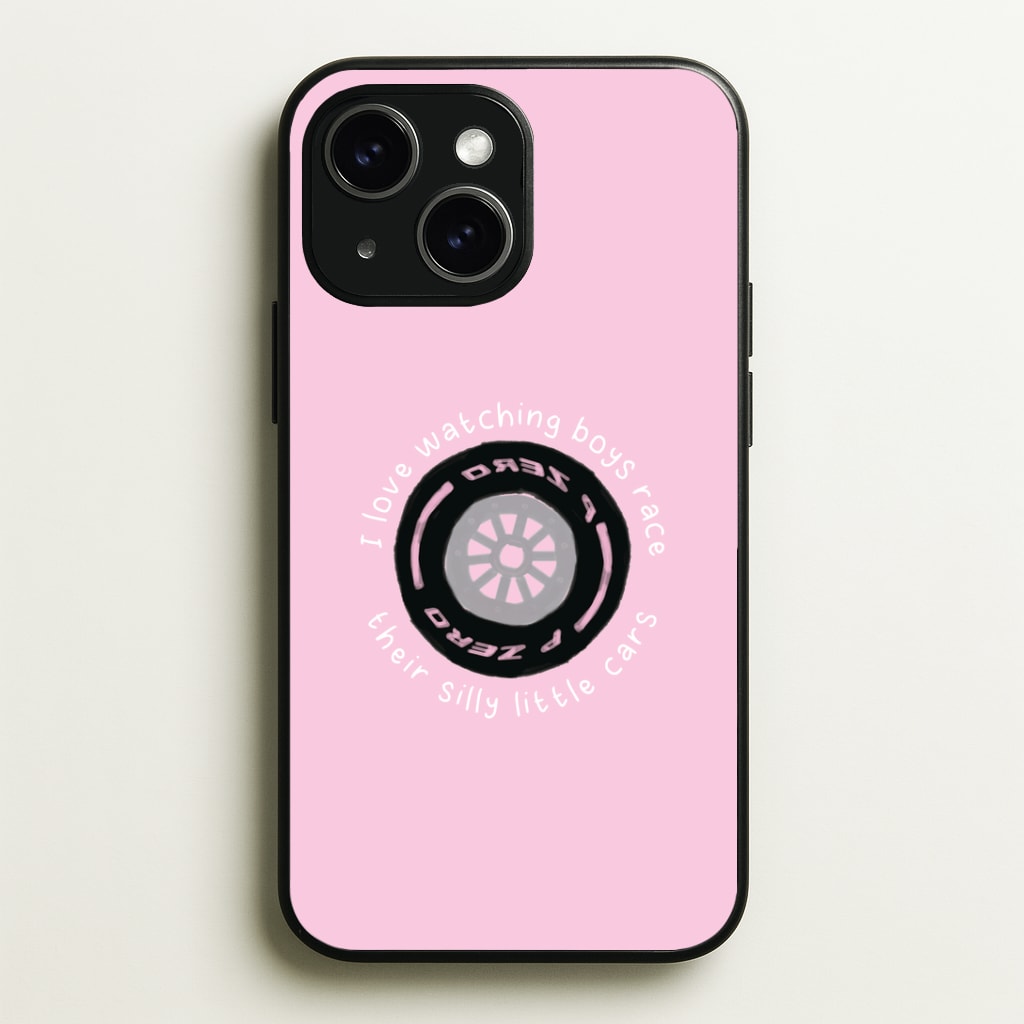 Boys And Their Silly Little Cars Phone Case - iPhone 15 / Standard