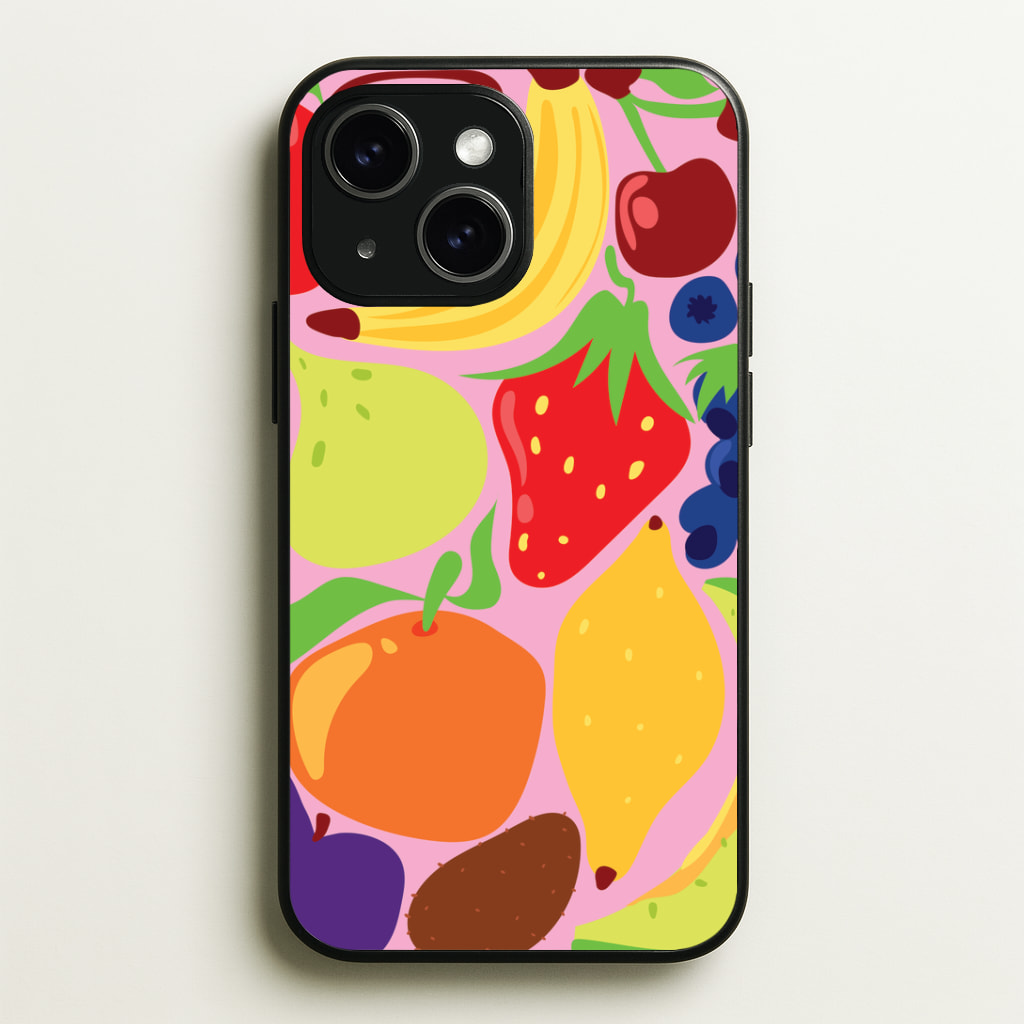 Abstract Fruits Phone Case - iPhone 15 / Standard