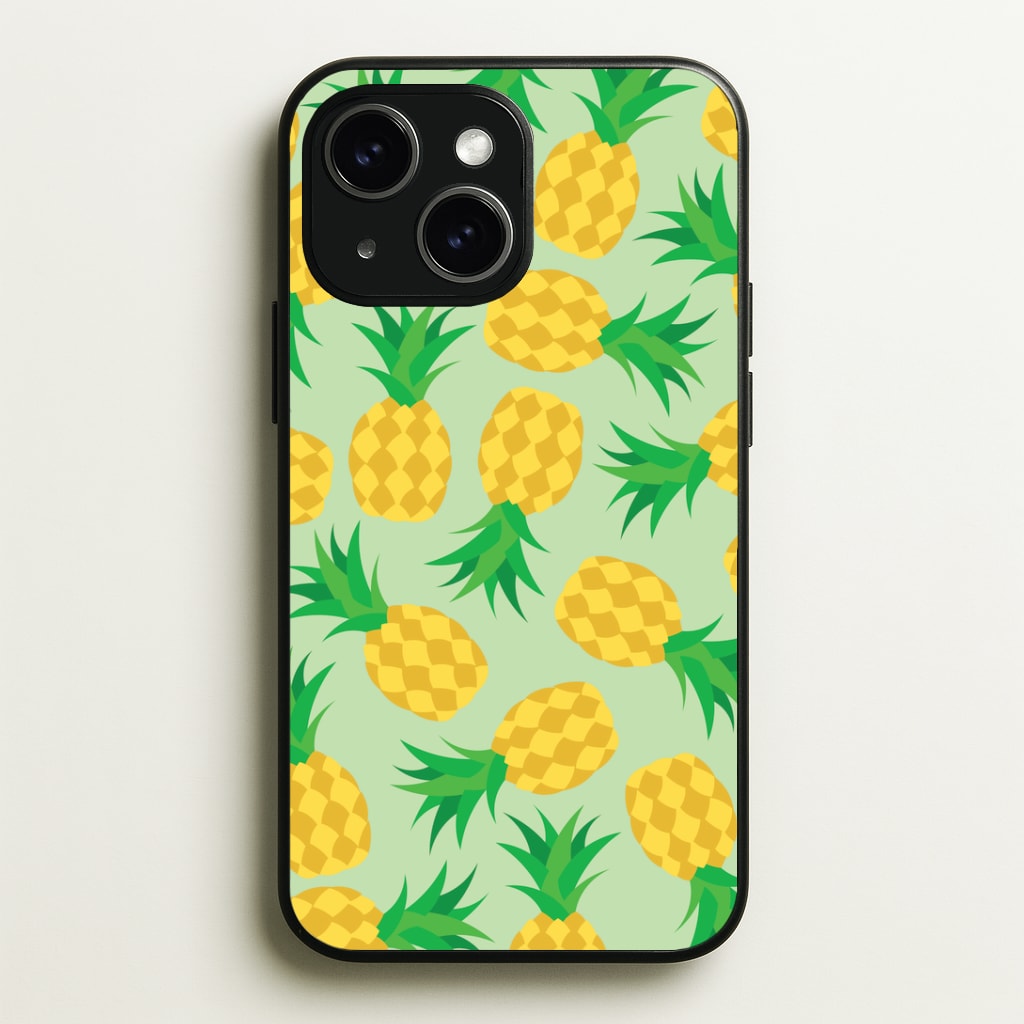 Pineapples Pattern Phone Case - iPhone 15 / Standard