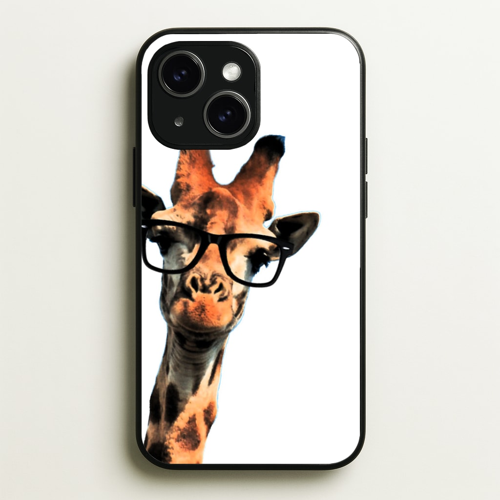 Hipster Giraffe Tumblr Phone Case - iPhone 15 / Standard