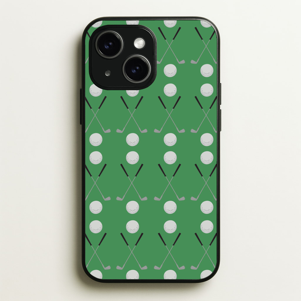 Golf clubs Phone Case - iPhone 15 / Standard