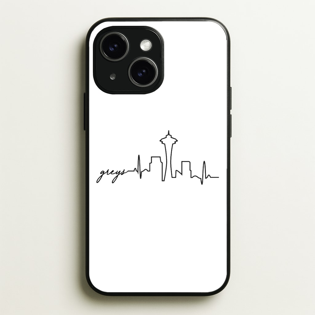 Grey's Skyline - Grey's Phone Case - iPhone 15 / Standard