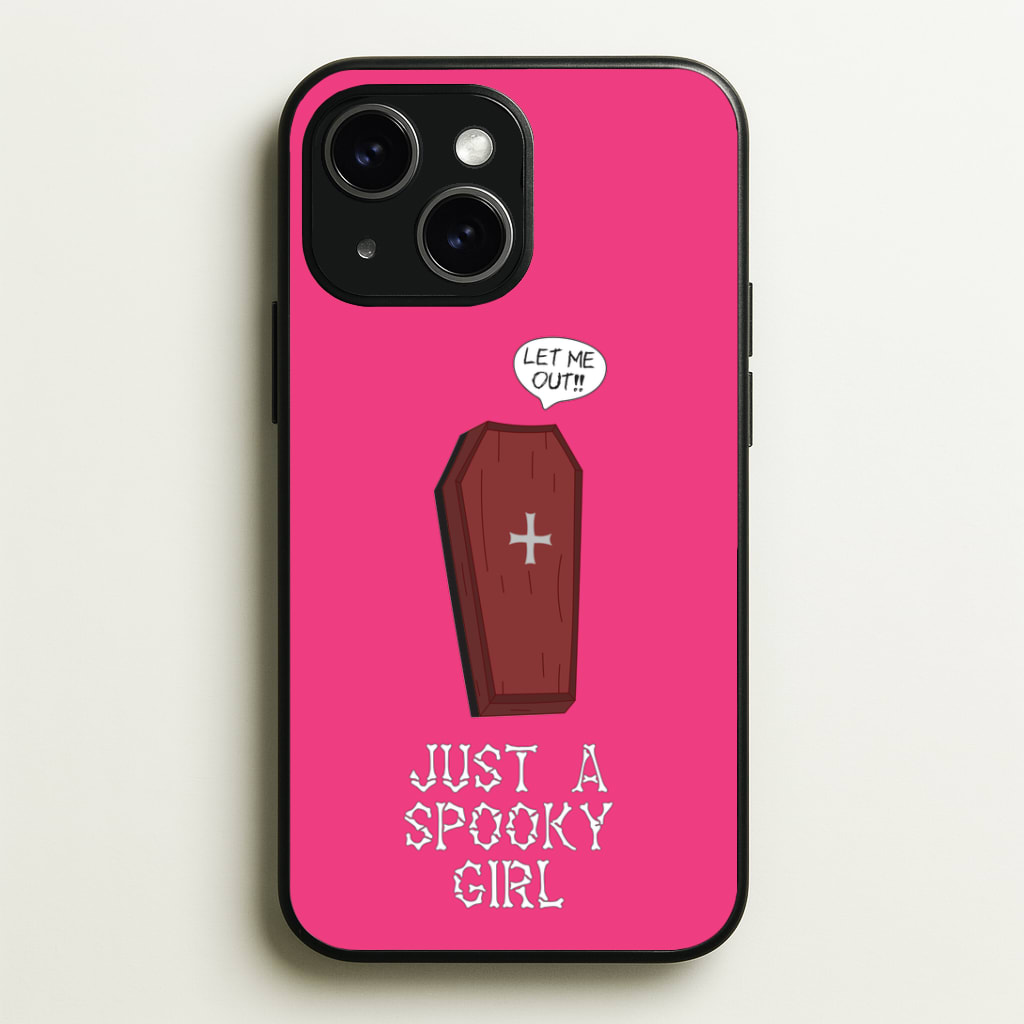 Just A Spooky Girl Phone Case - iPhone 15 / Standard