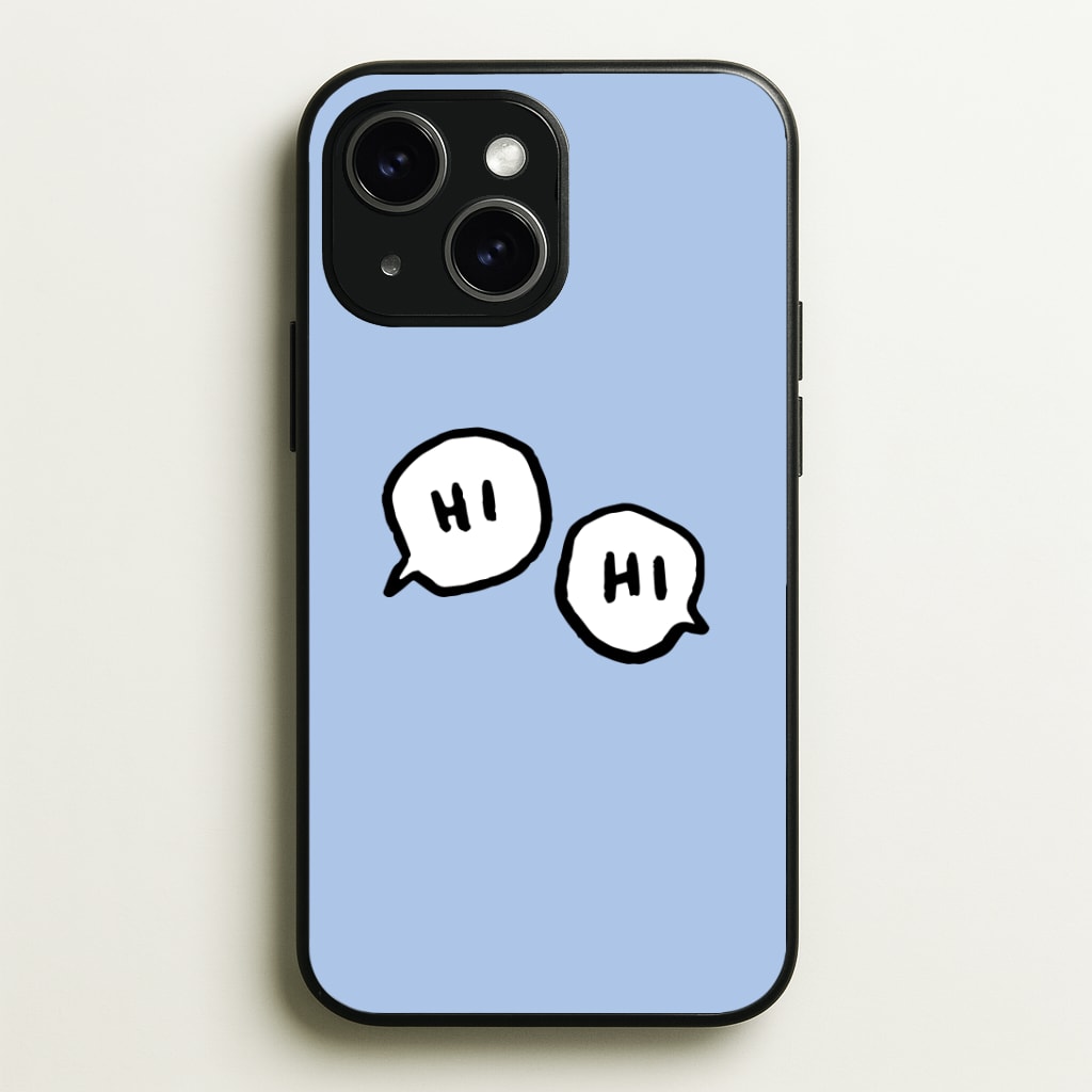 Hi Hi - Heart TV Phone Case - iPhone 15 / Standard