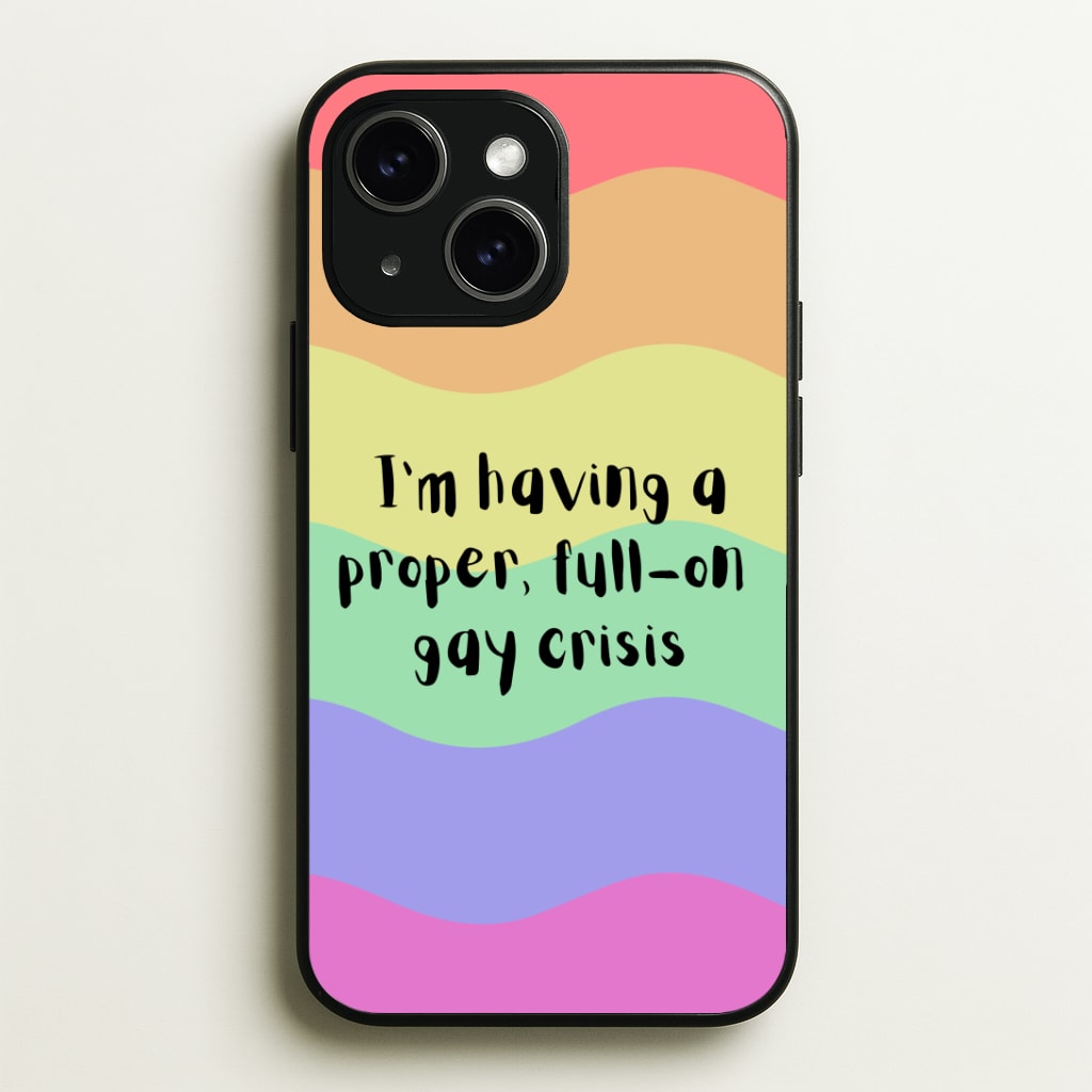 Gay Crisis - Heart TV Phone Case