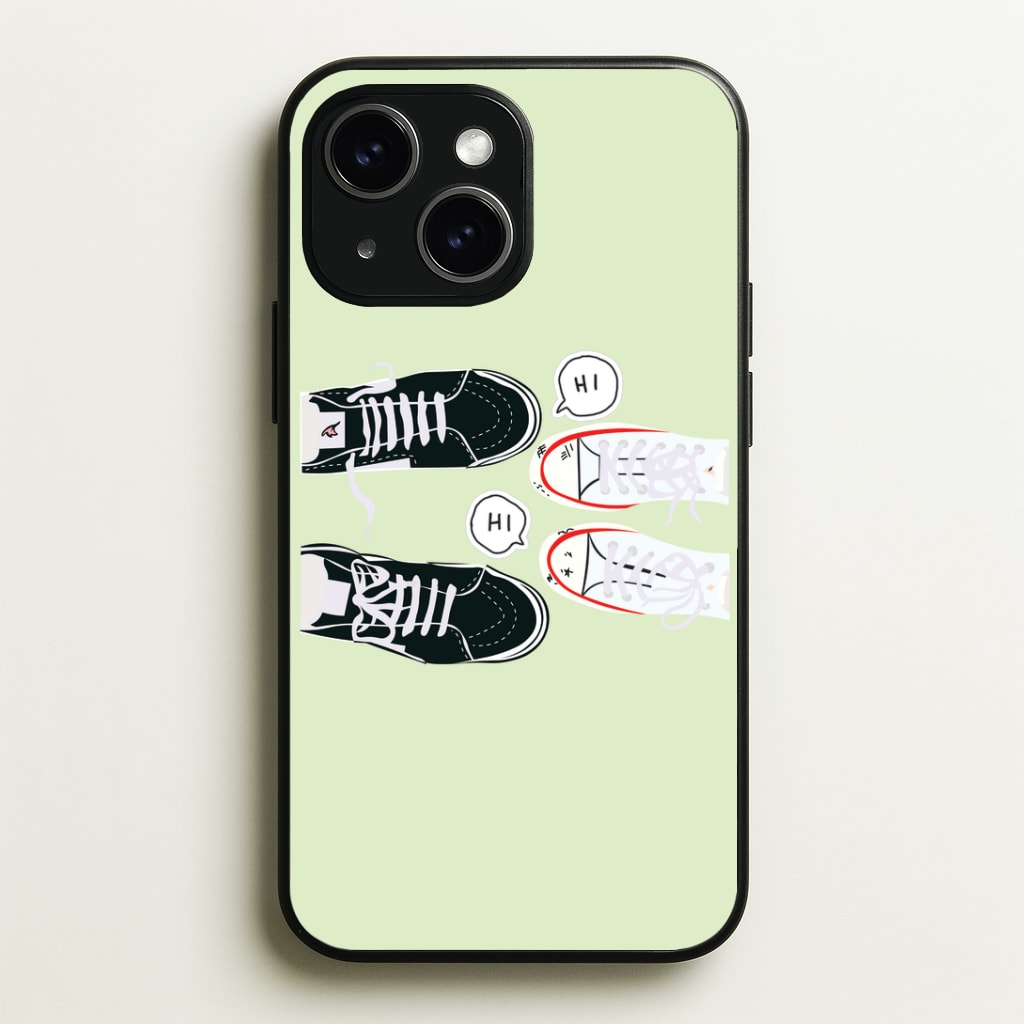 Hi - Heart TV Phone Case - iPhone 15 / Standard