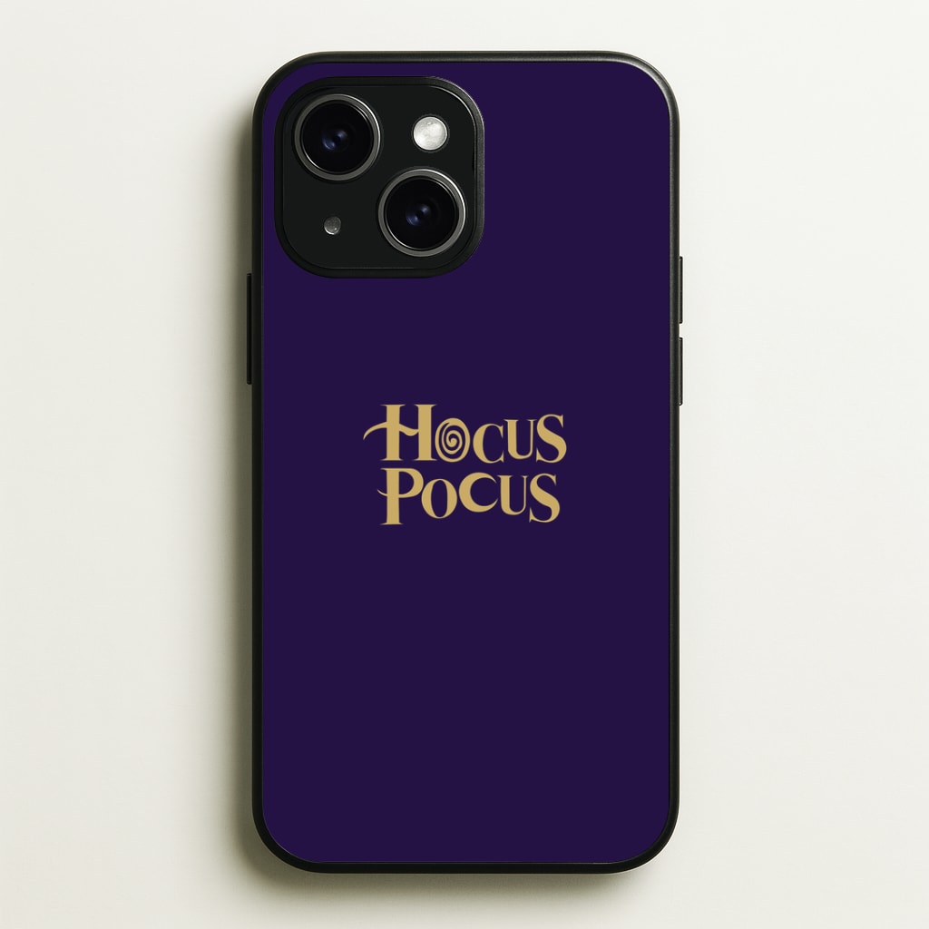 Text - Hocus Halloween Phone Case - iPhone 15 / Standard