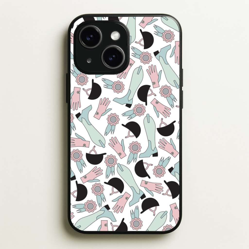 Clothing Patterns - Horses Phone Case - iPhone 15 / Standard