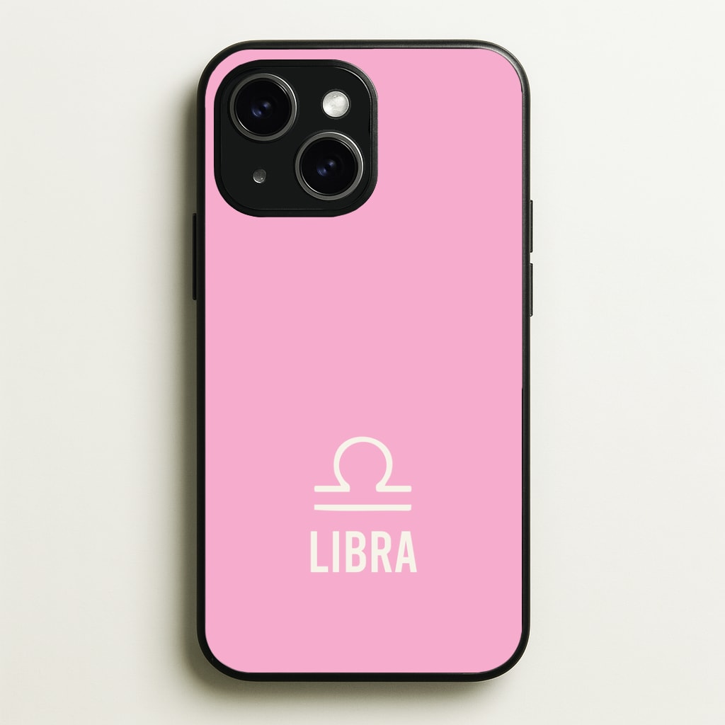 Libra Pastel Zodiac Phone Case - iPhone 15 / Standard