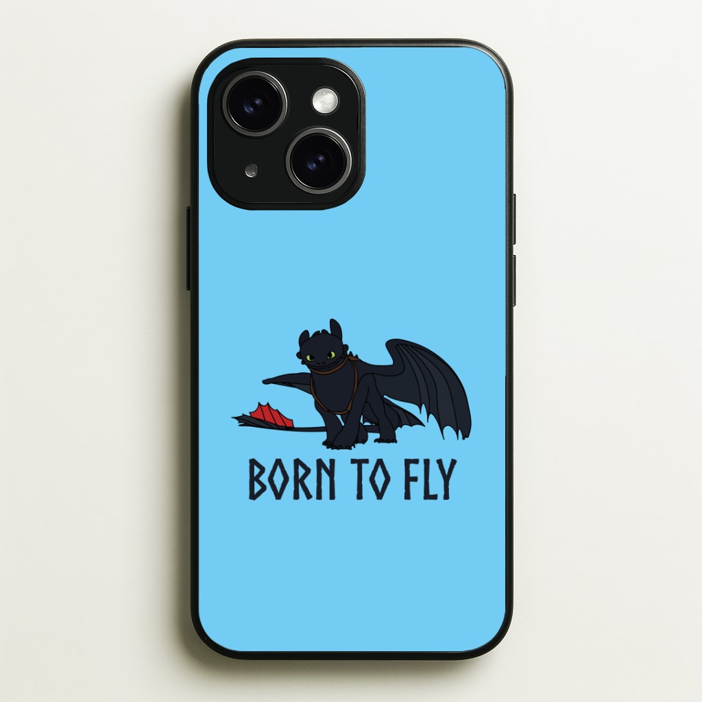 Dragon Born To Fly Phone Case - iPhone 15 / Standard