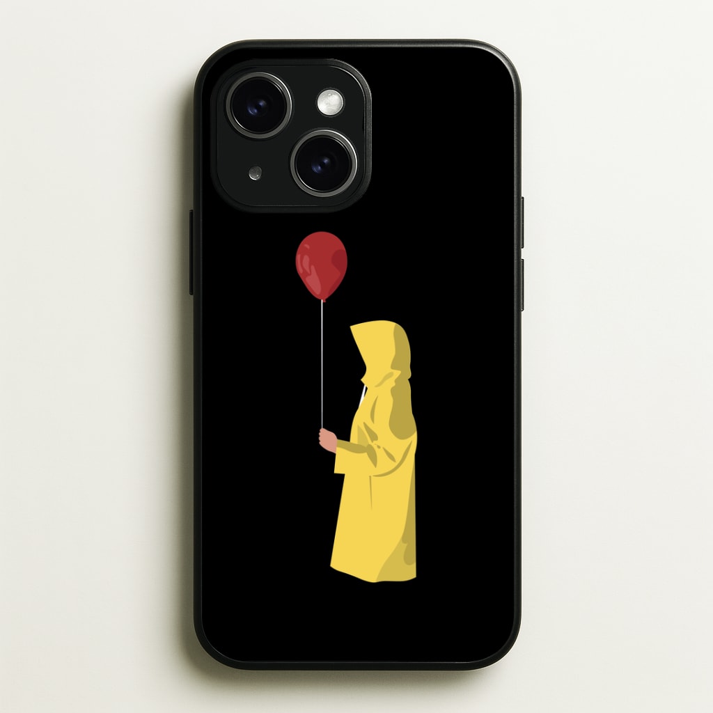 Holding Balloon - Clown Phone Case - iPhone 15 / Standard