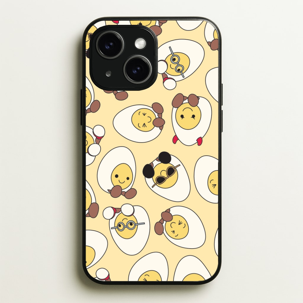 Egg Pattern - Plushy Phone Case - iPhone 15 / Standard