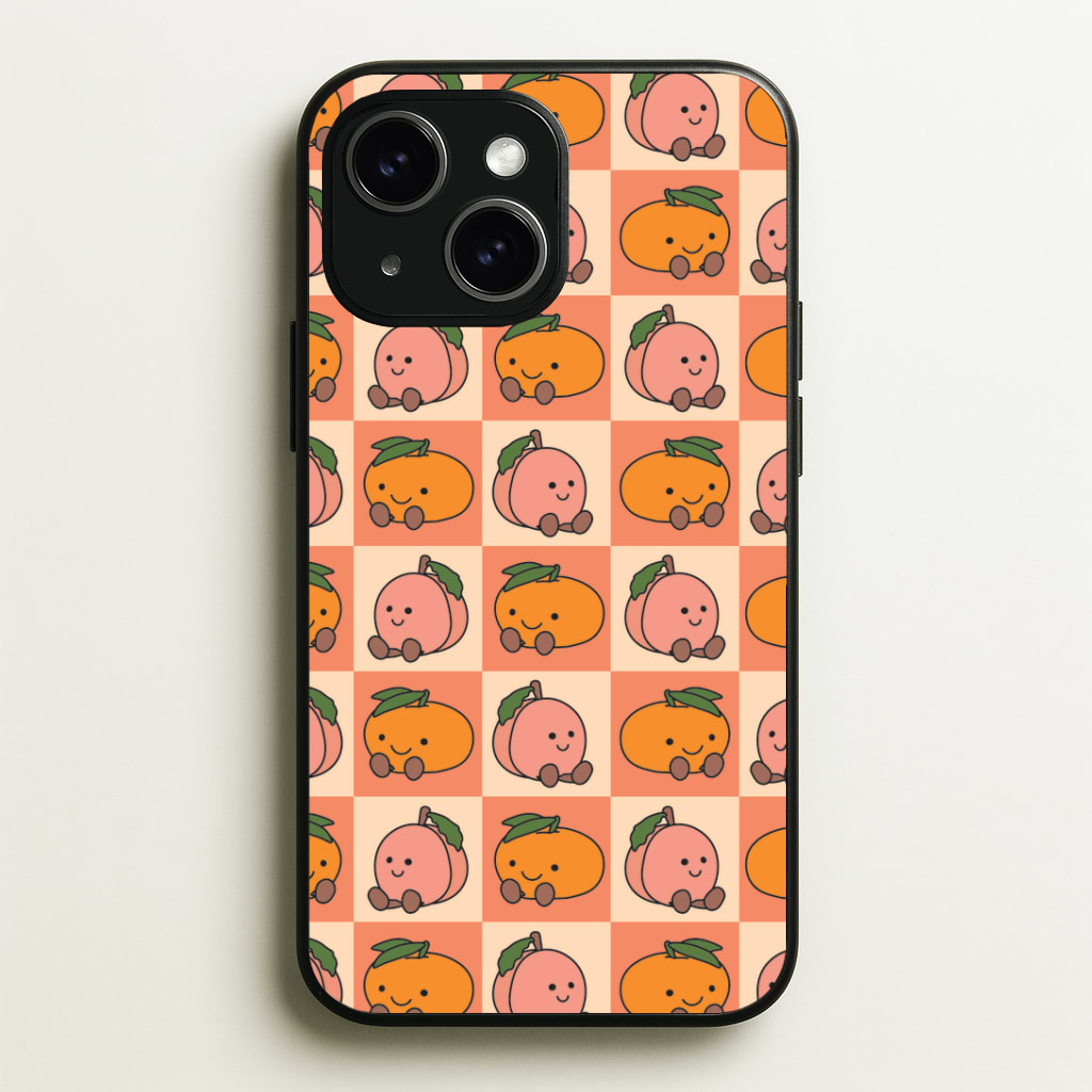Oranges And Peaches - Plushy Phone Case - iPhone 15 / Standard