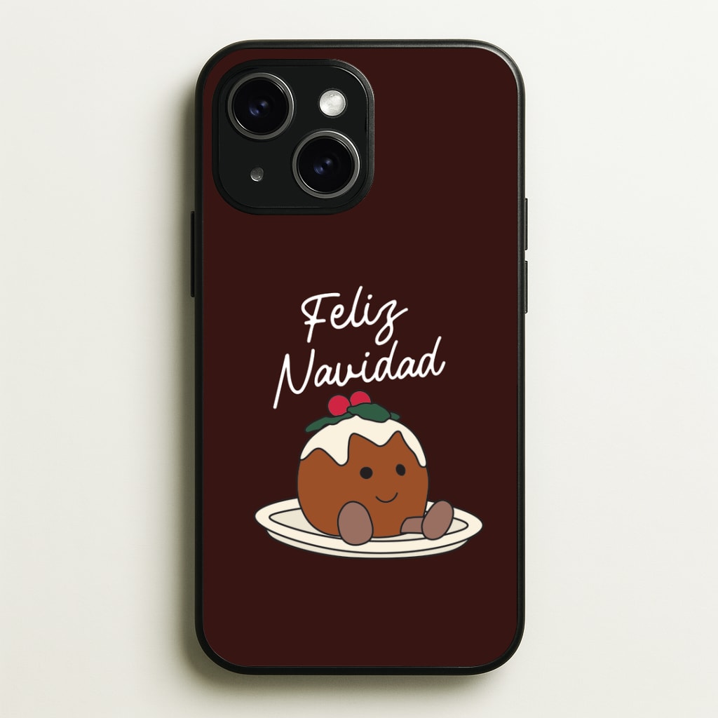 Christmas Pudding Plush Phone Case - iPhone 15 / Standard