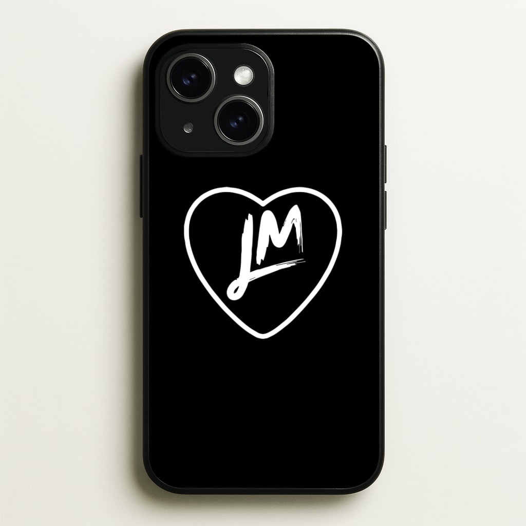 Little Mix Heart Phone Case - Black - iPhone 15 / Standard