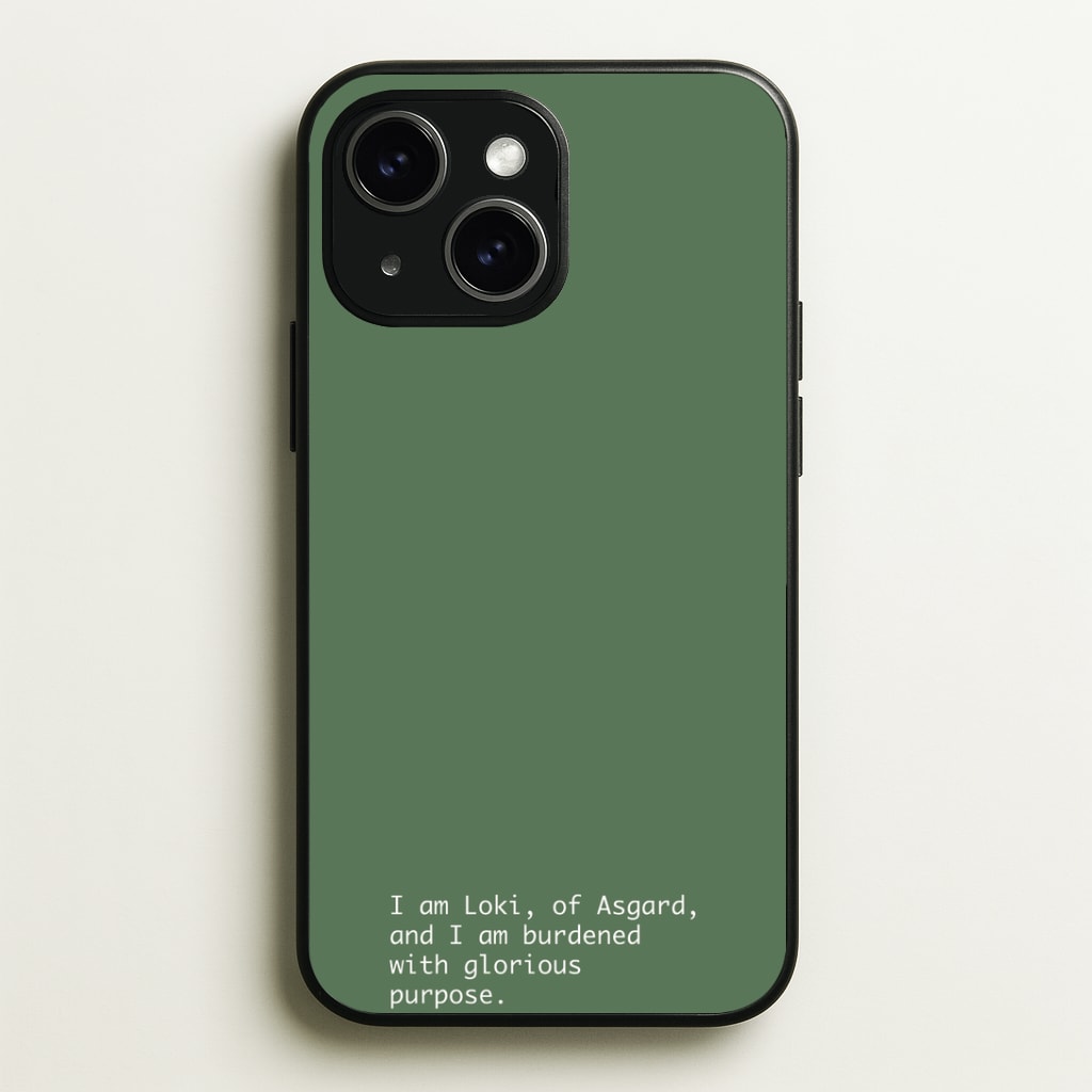 Burdened With Glorious Purpose Phone Case - iPhone 15 / Standard