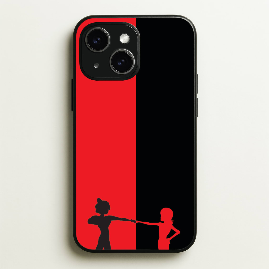 Red And Black Phone Case - iPhone 15 / Standard