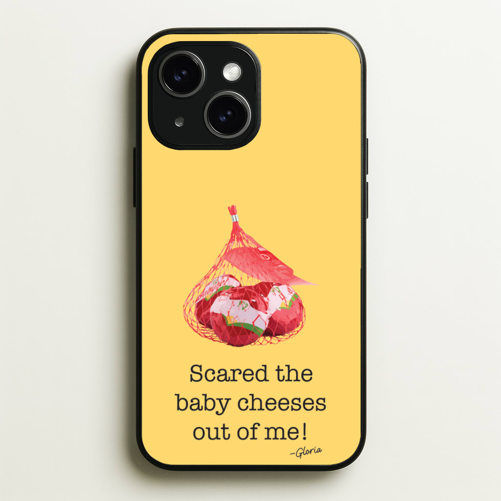 Scared The Baby Cheeses Out Of Me Phone Case - iPhone 15 / Standard